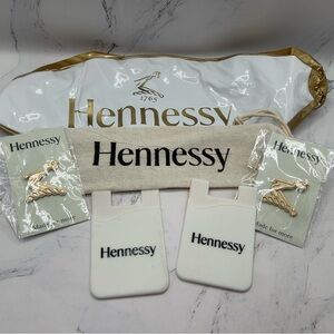 Hennessy Promo Bundle Pins Straw Set Inflatable Ball Phone Wallet Stickers Lot